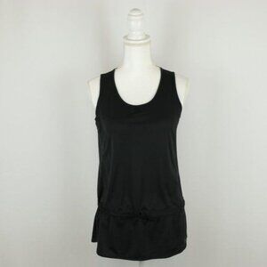 REI Women's Small Black Drawstring Waist Scoop Neck Quick Dry Tank Top